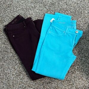 DL1961 Premium Denim Jeans 4WAY stretch 360 comfort EMMA leggings LOT of 2!